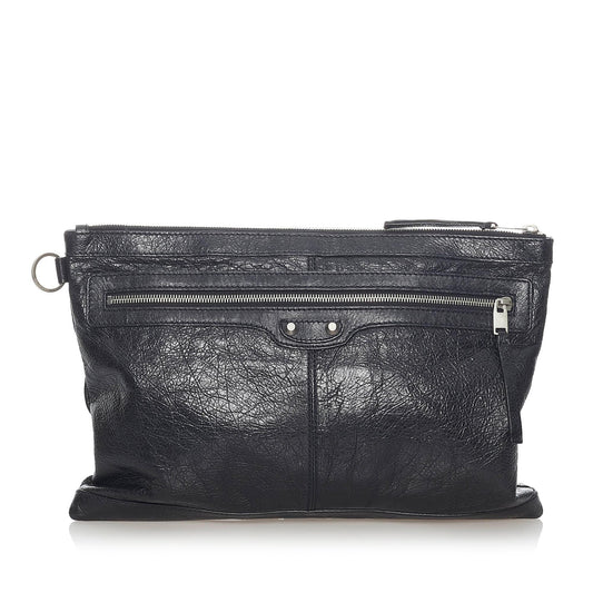 Luxury Balenciaga Motocross Classic Clip Clutch Bag (SHG-32738)