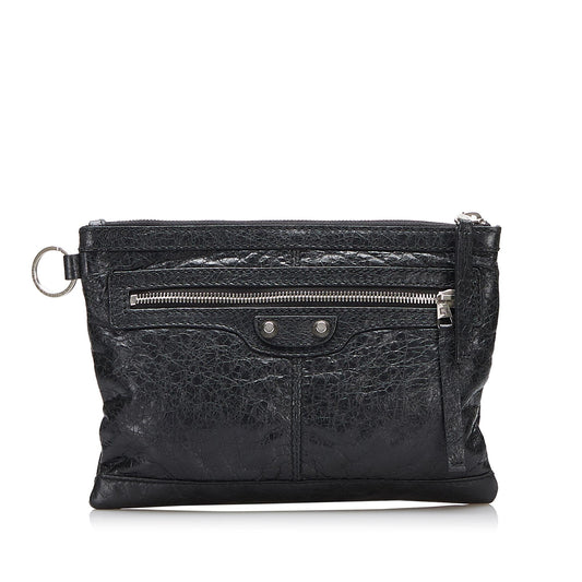 Luxury Balenciaga Motocross Classic Clip Clutch Bag (SHG-3mbKrw)
