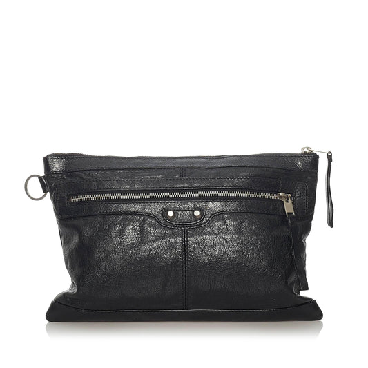 Luxury Balenciaga Motocross Classic Clip L Clutch Bag (SHG-29013)