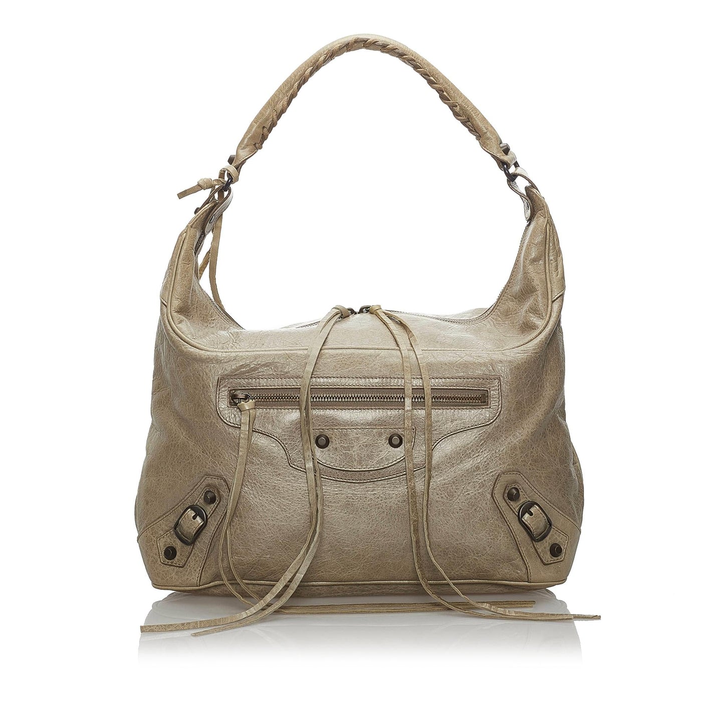Luxury Balenciaga Motocross Classic Day Leather Hobo (SHG-33963)