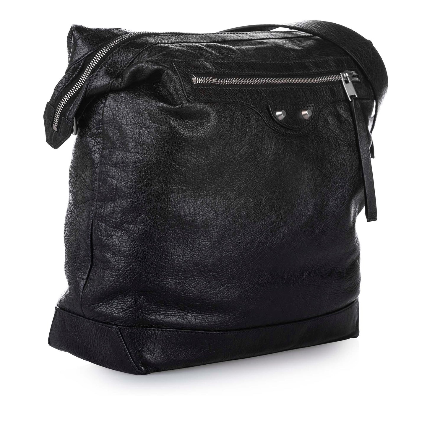 Luxury Balenciaga Motocross Classic Day Leather Shoulder Bag (SHG-22722)