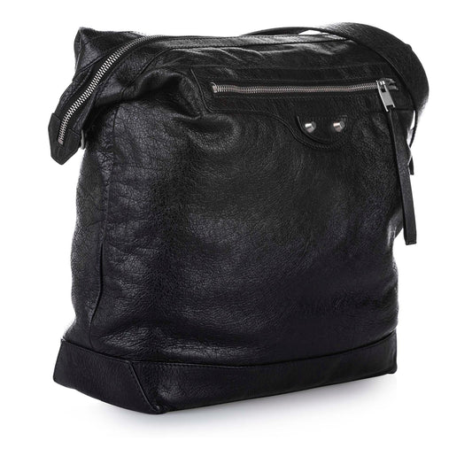 Luxury Balenciaga Motocross Classic Day Leather Shoulder Bag (SHG-22722)