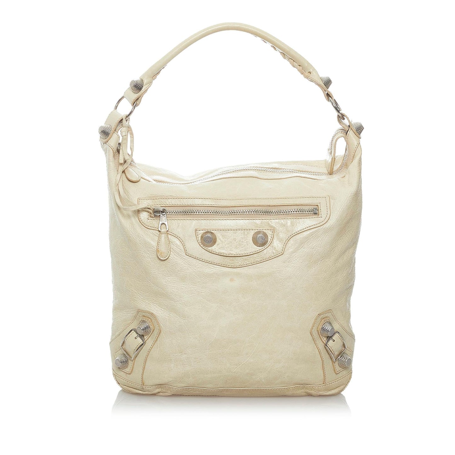 Luxury Balenciaga Motocross Classic Day Leather Shoulder Bag (SHG-29770)