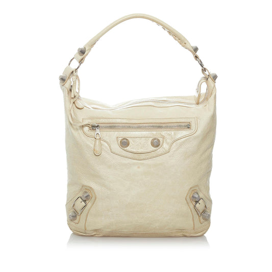 Luxury Balenciaga Motocross Classic Day Leather Shoulder Bag (SHG-29770)