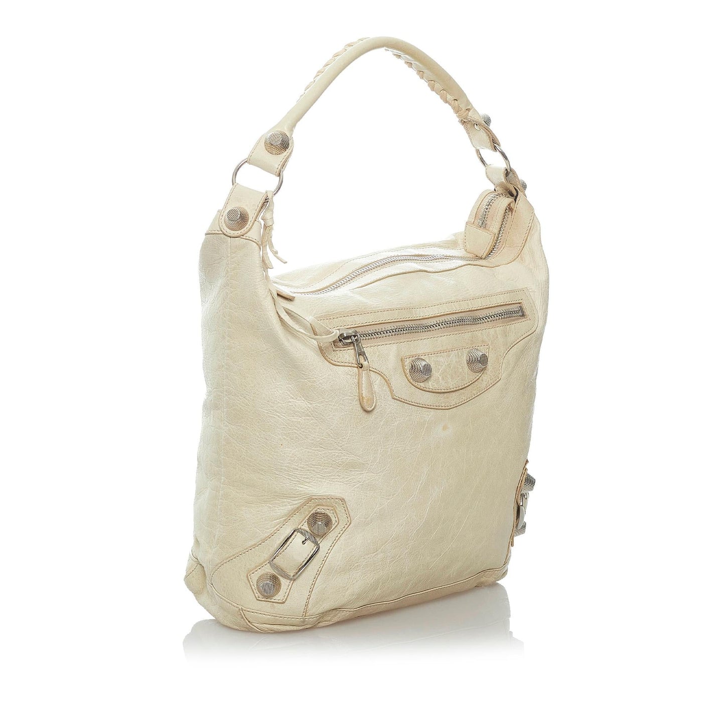 Luxury Balenciaga Motocross Classic Day Leather Shoulder Bag (SHG-29770)