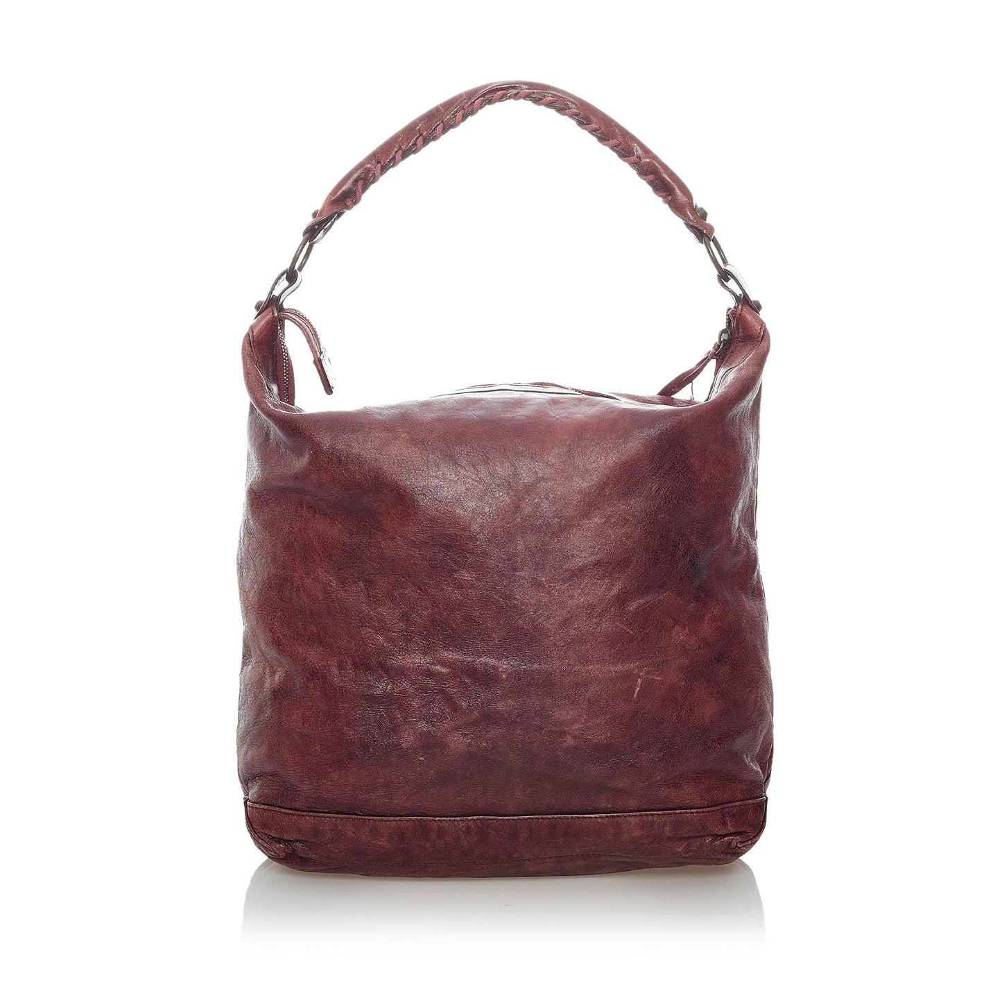 Luxury Balenciaga Motocross Classic Day Leather Shoulder Bag (SHG-30371)