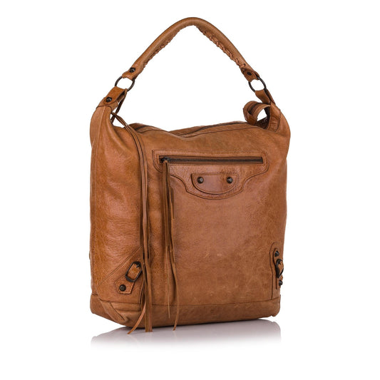 Luxury Balenciaga Motocross Classic Day Shoulder Bag (SHG-34938)