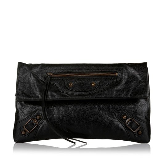 Luxury Balenciaga Motocross Classic Envelope Clutch Bag (SHG-33319)