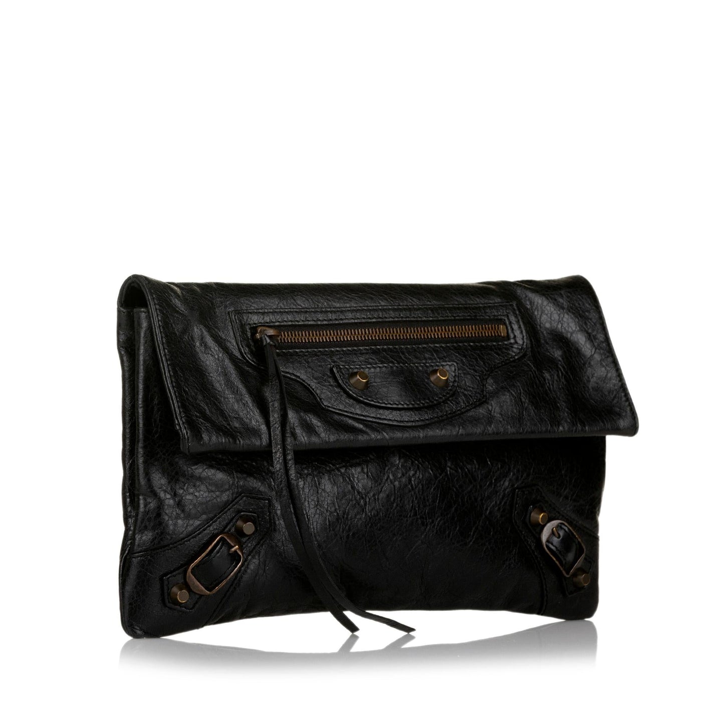 Luxury Balenciaga Motocross Classic Envelope Clutch Bag (SHG-33319)