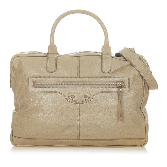 Luxury Balenciaga Motocross Classic Mini Folder Business Bag (SHG-26189)