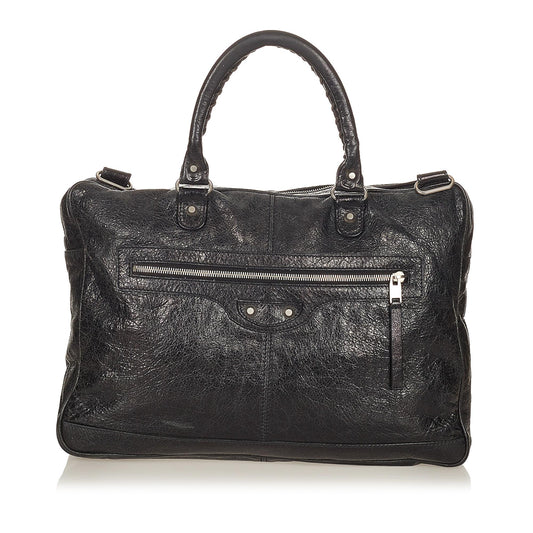 Luxury Balenciaga Motocross Classic Mini Folder Business Bag (SHG-27018)