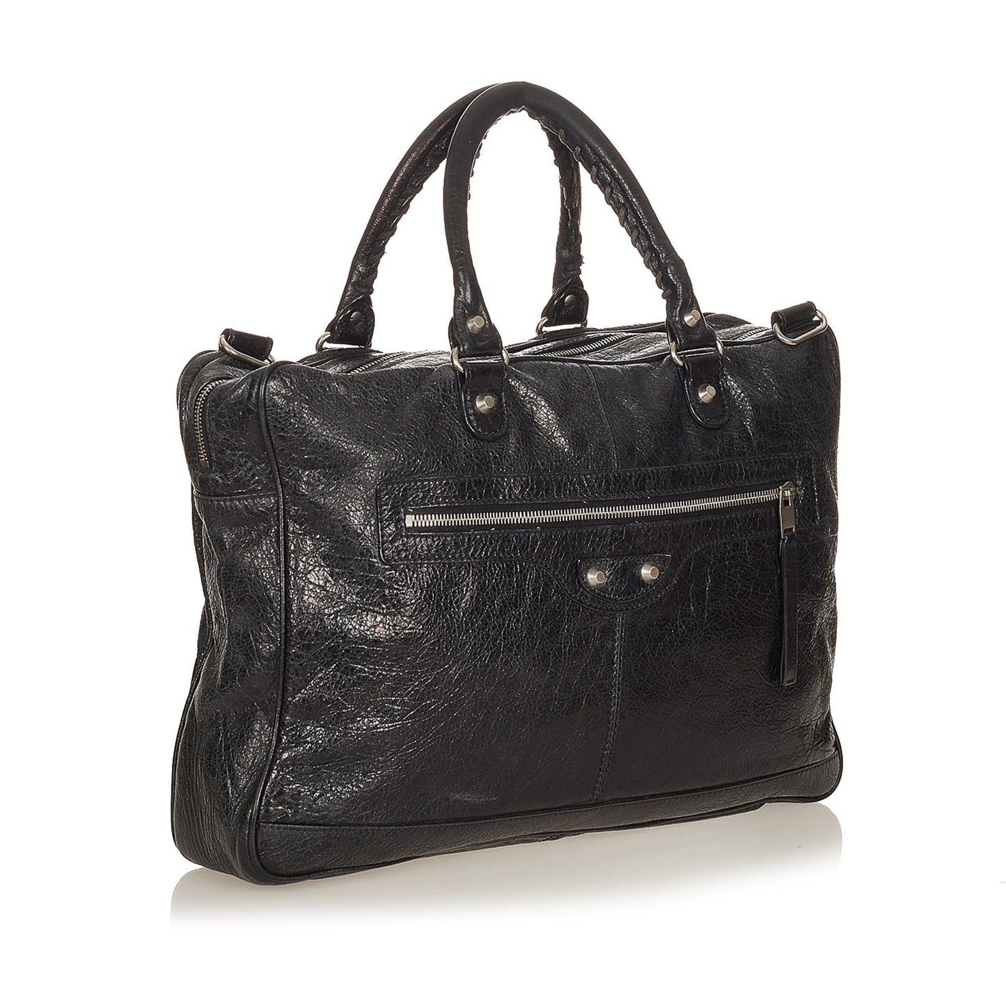 Luxury Balenciaga Motocross Classic Mini Folder Business Bag (SHG-27018)