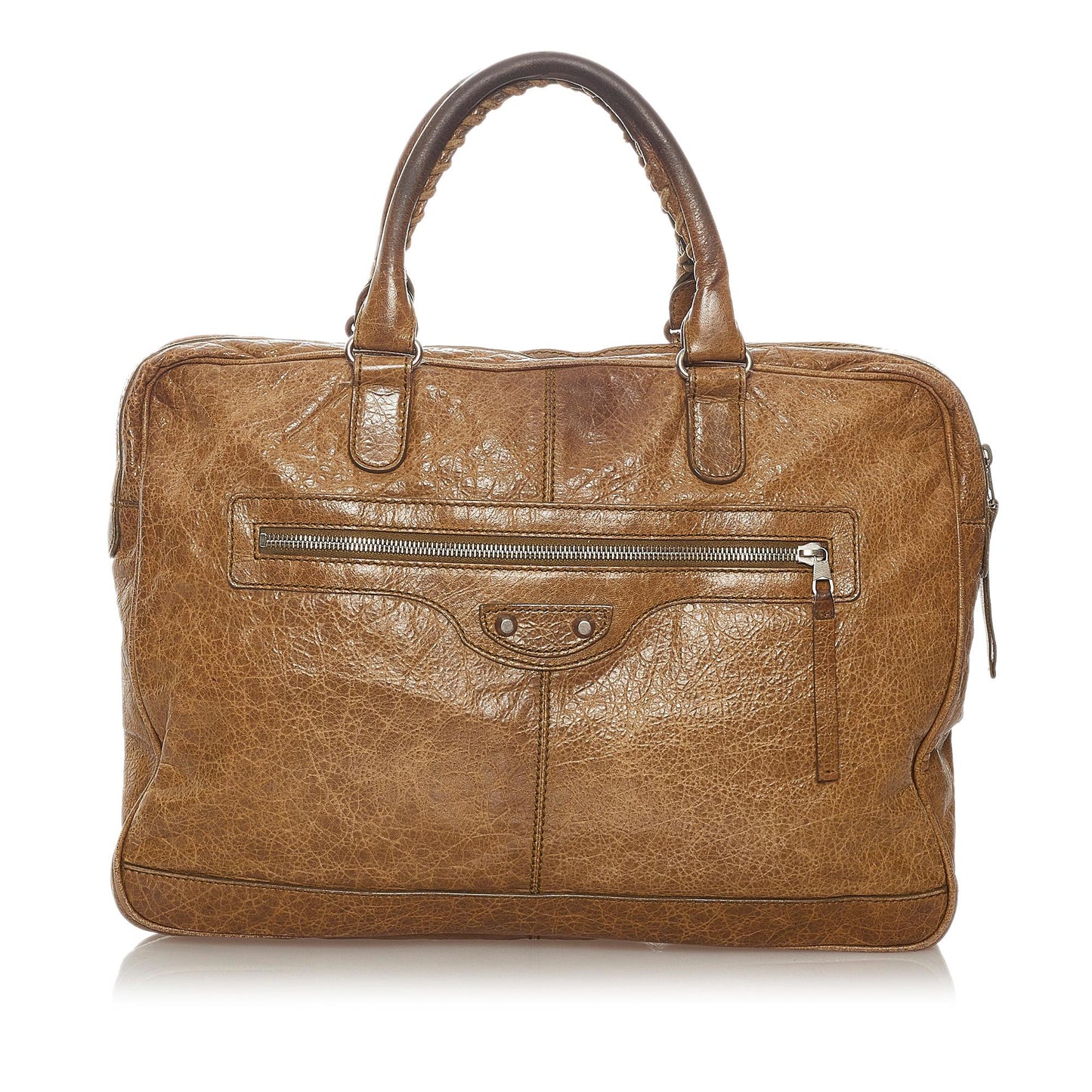 Luxury Balenciaga Motocross Classic Mini Folder Business Bag (SHG-27491)