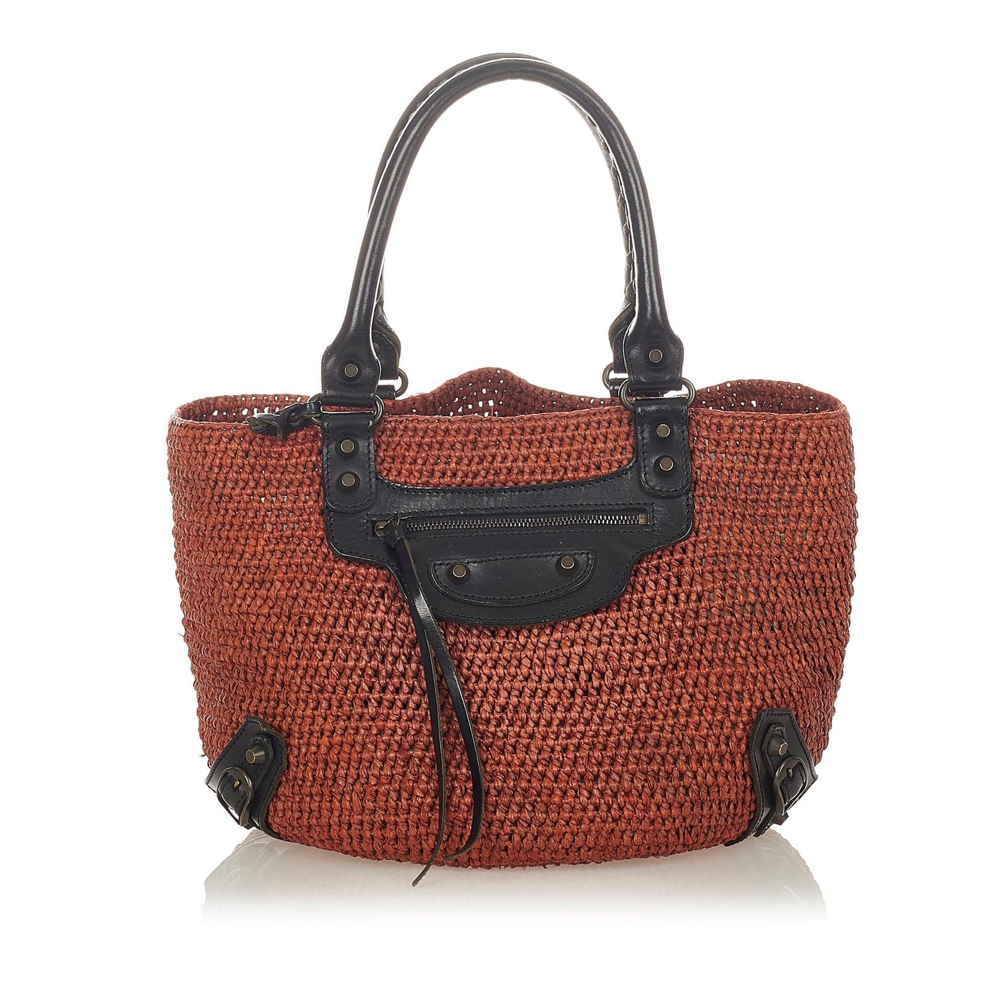 Luxury Balenciaga Motocross Classic Panier Basket Bag (SHG-26305)