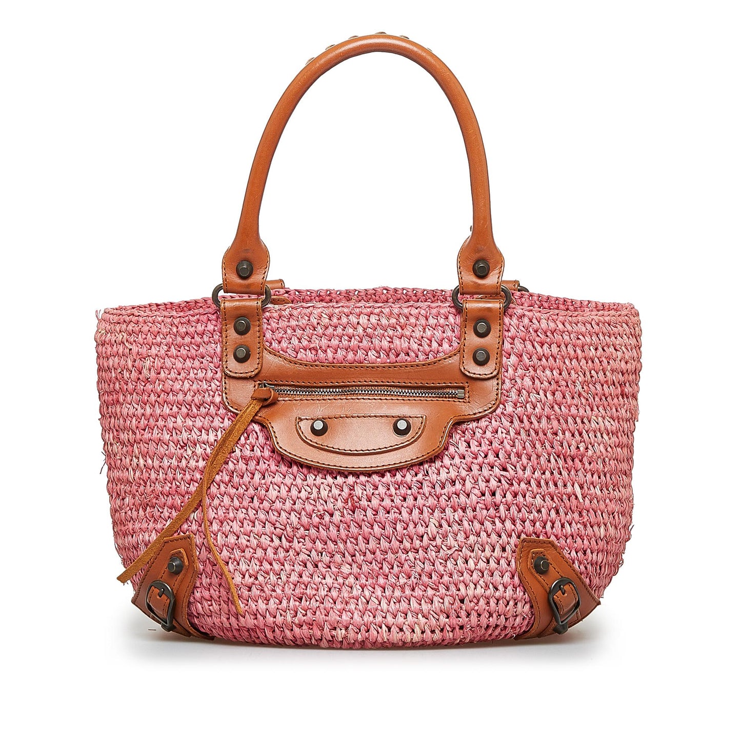 Luxury Balenciaga Motocross Classic Panier Basket Bag (SHG-9rqOsG)