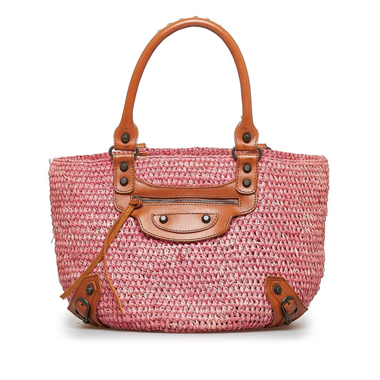 Luxury Balenciaga Motocross Classic Panier Basket Bag (SHG-9rqOsG)