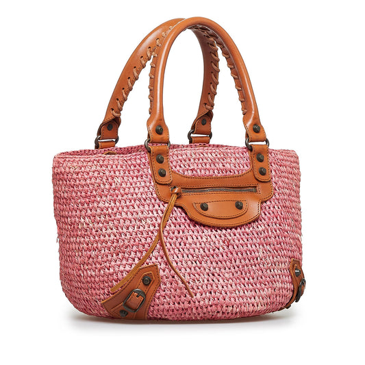 Luxury Balenciaga Motocross Classic Panier Basket Bag (SHG-9rqOsG)