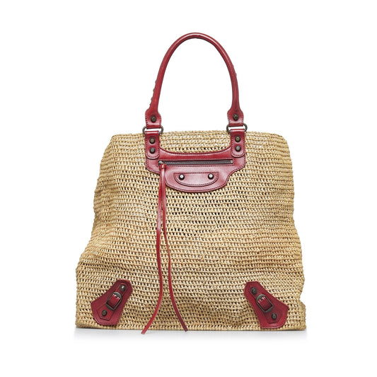 Luxury Balenciaga Motocross Classic Panier Tote Bag (SHG-bqVJ4c)