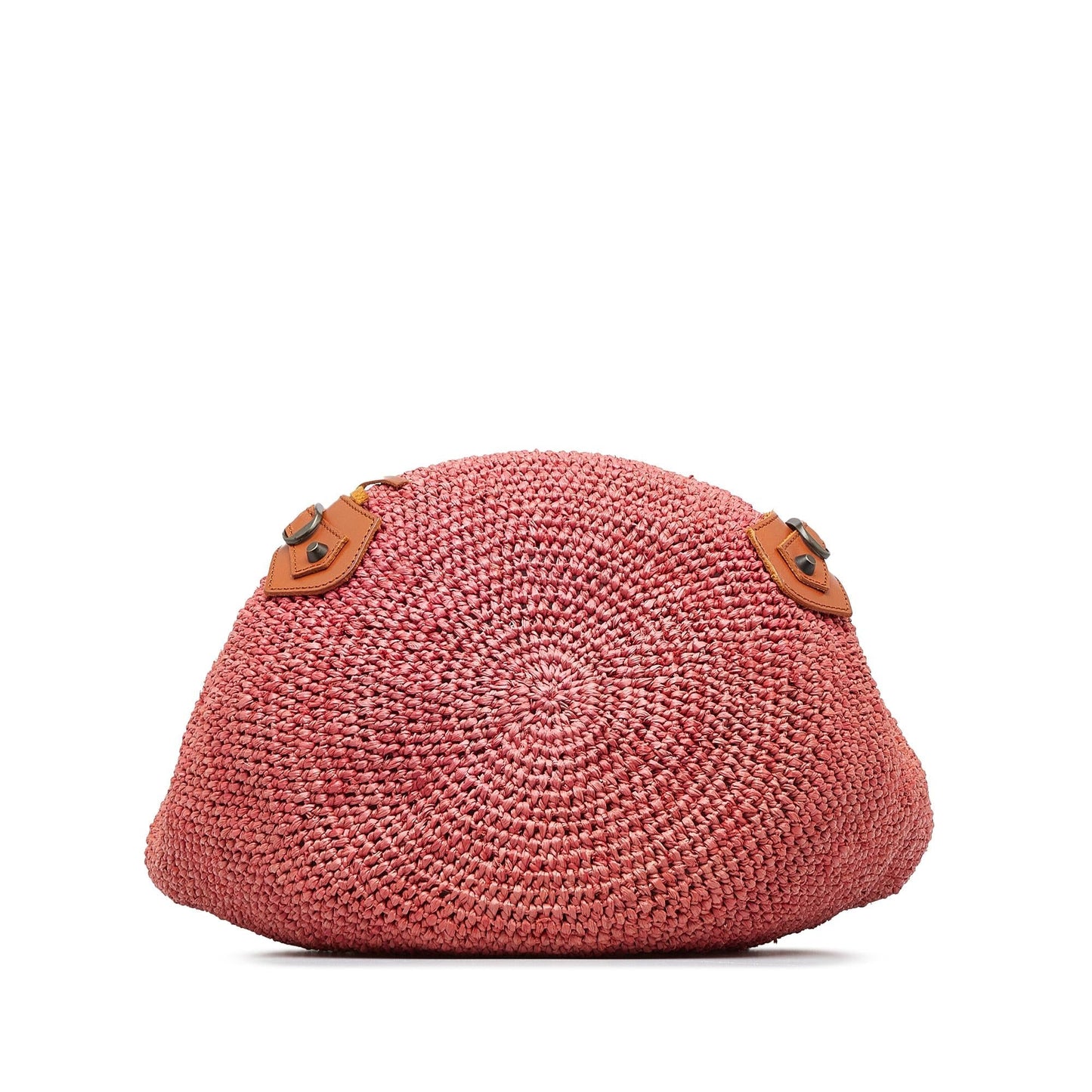 Luxury Balenciaga Motocross Classic Raffia Panier Handbag (SHG-DkYaYu)