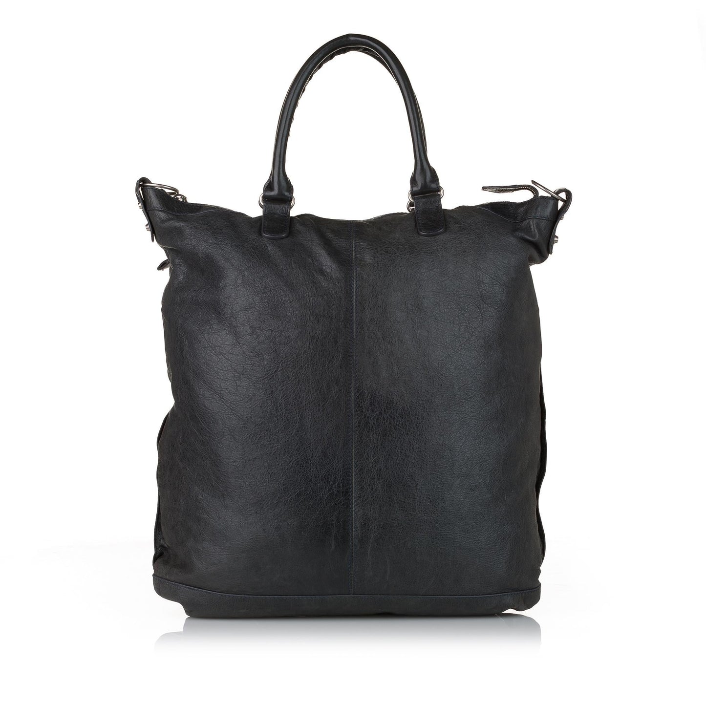 Luxury Balenciaga Motocross Classic Square Leather Satchel (SHG-32702)
