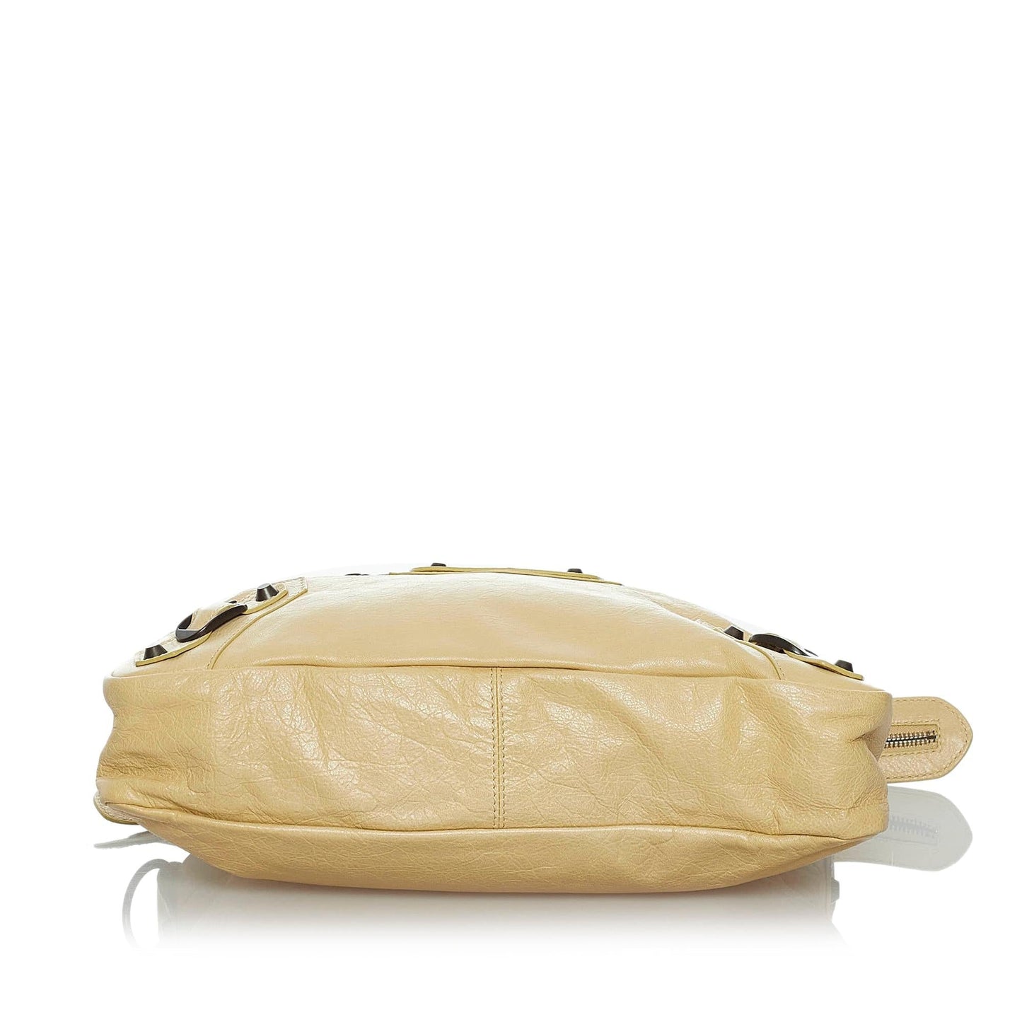 Luxury Balenciaga Motocross Classic Town Lambskin Leather Satchel (SHG-33928)