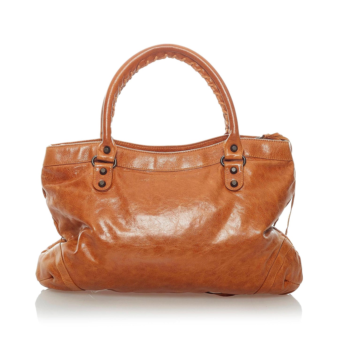 Luxury Balenciaga Motocross Classic Town Leather Handbag (SHG-32771)