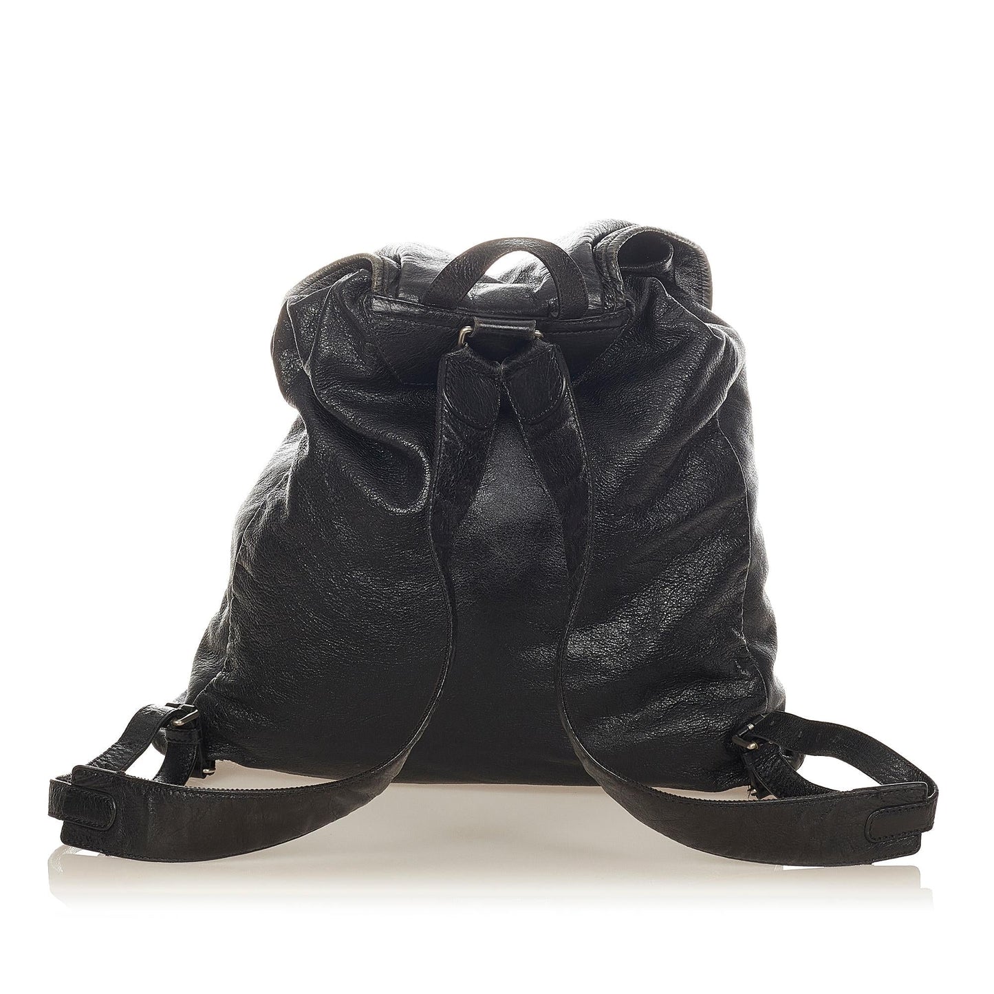 Luxury Balenciaga Motocross Classic Traveler S Leather Backpack (SHG-26426)