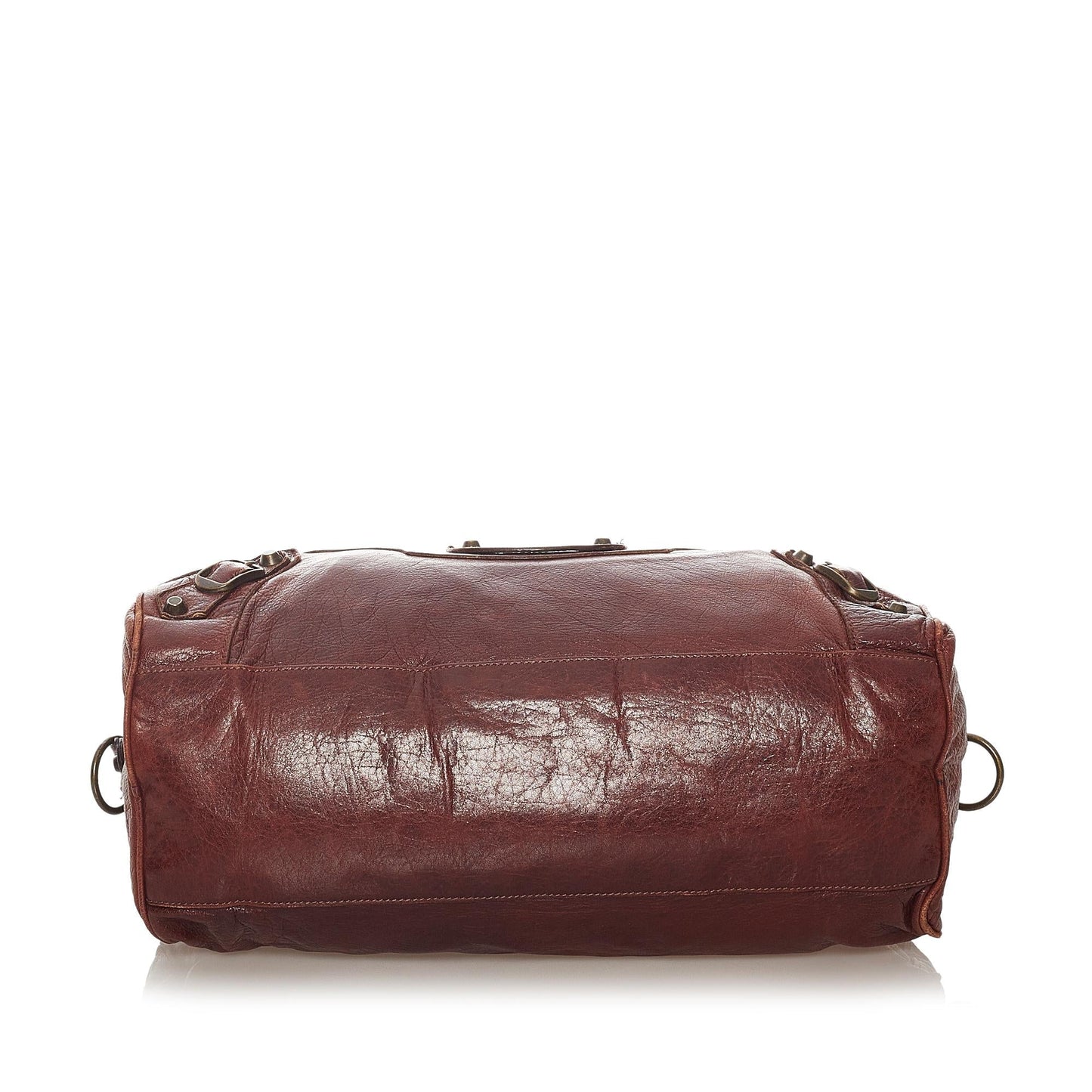 Luxury Balenciaga Motocross Classic Twiggy Leather Satchel (SHG-27417)