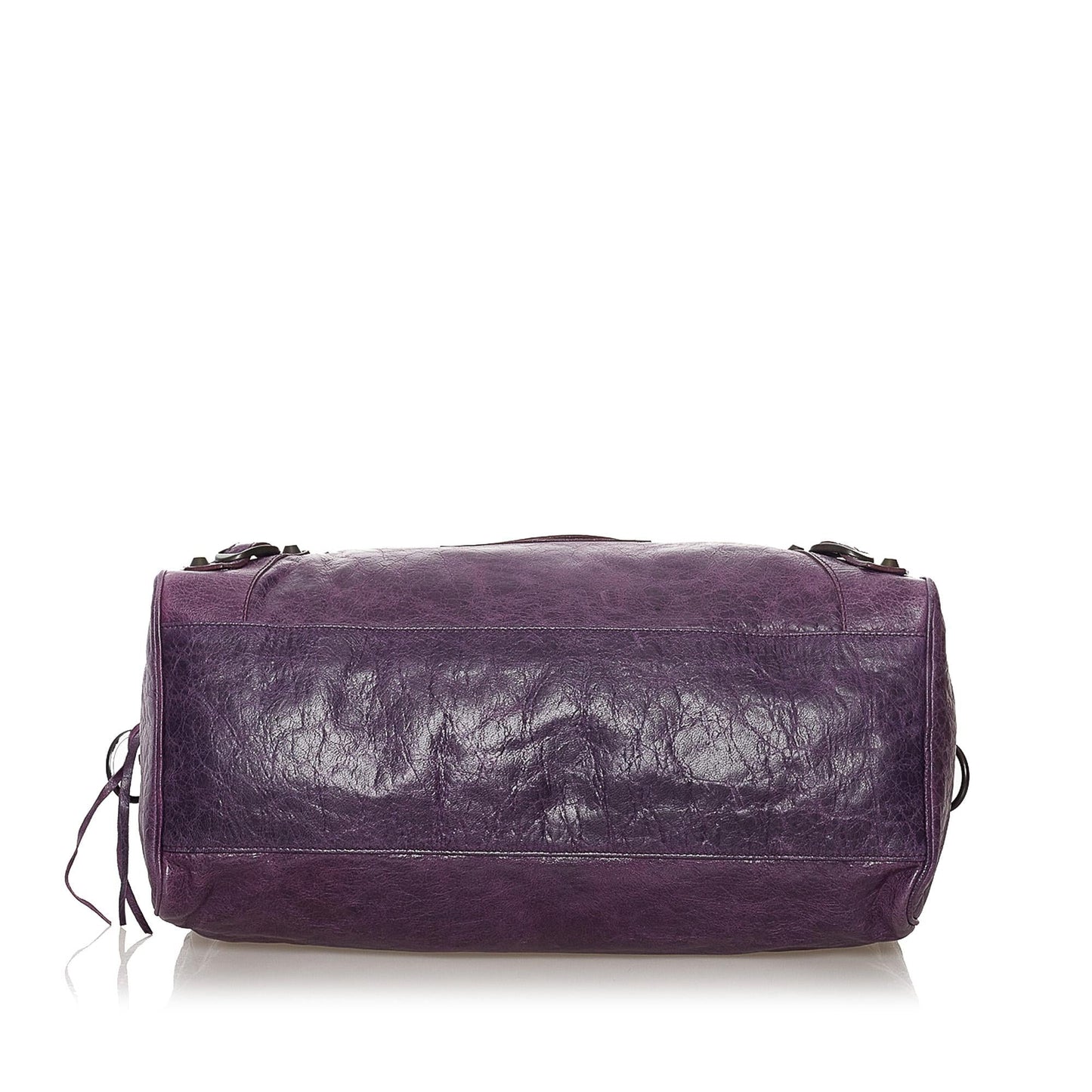 Luxury Balenciaga Motocross Classic Twiggy Leather Satchel (SHG-32992)