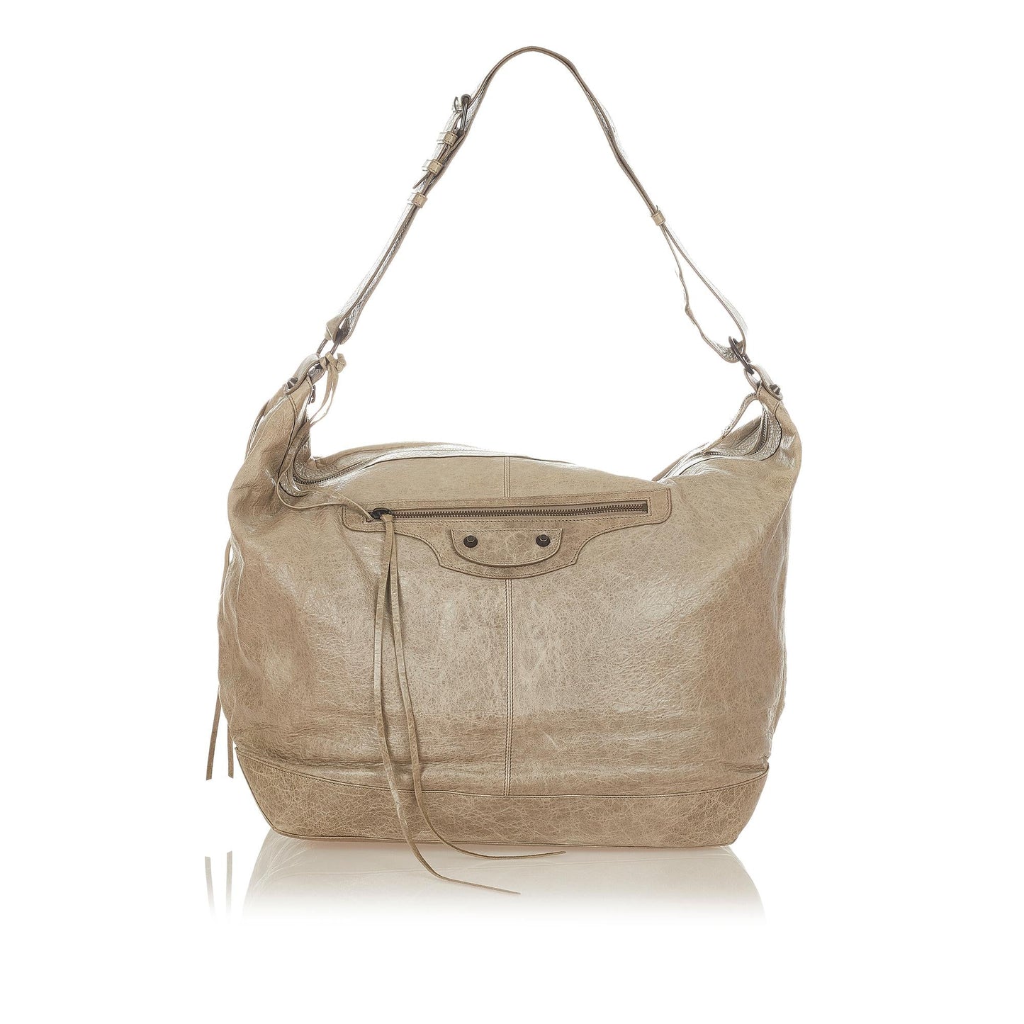 Luxury Balenciaga Motocross Courier Leather Shoulder Bag (SHG-26687)