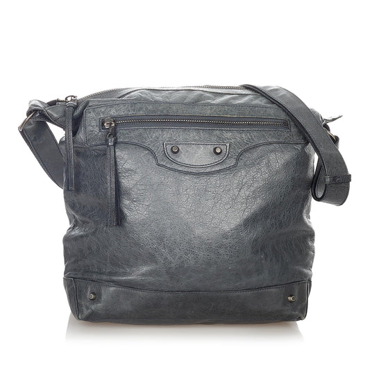 Luxury Balenciaga Motocross Day Leather Crossbody Bag (SHG-23541)