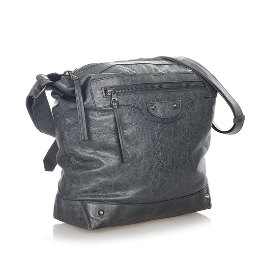 Luxury Balenciaga Motocross Day Leather Crossbody Bag (SHG-23541)
