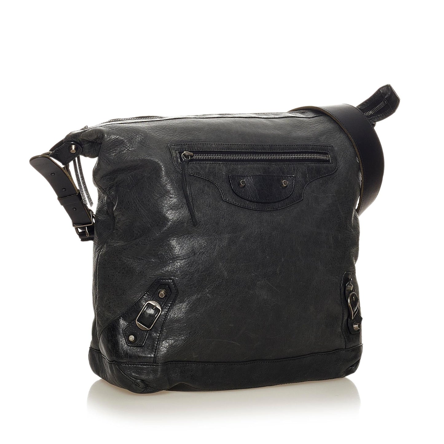 Luxury Balenciaga Motocross Day Leather Crossbody Bag (SHG-27784)
