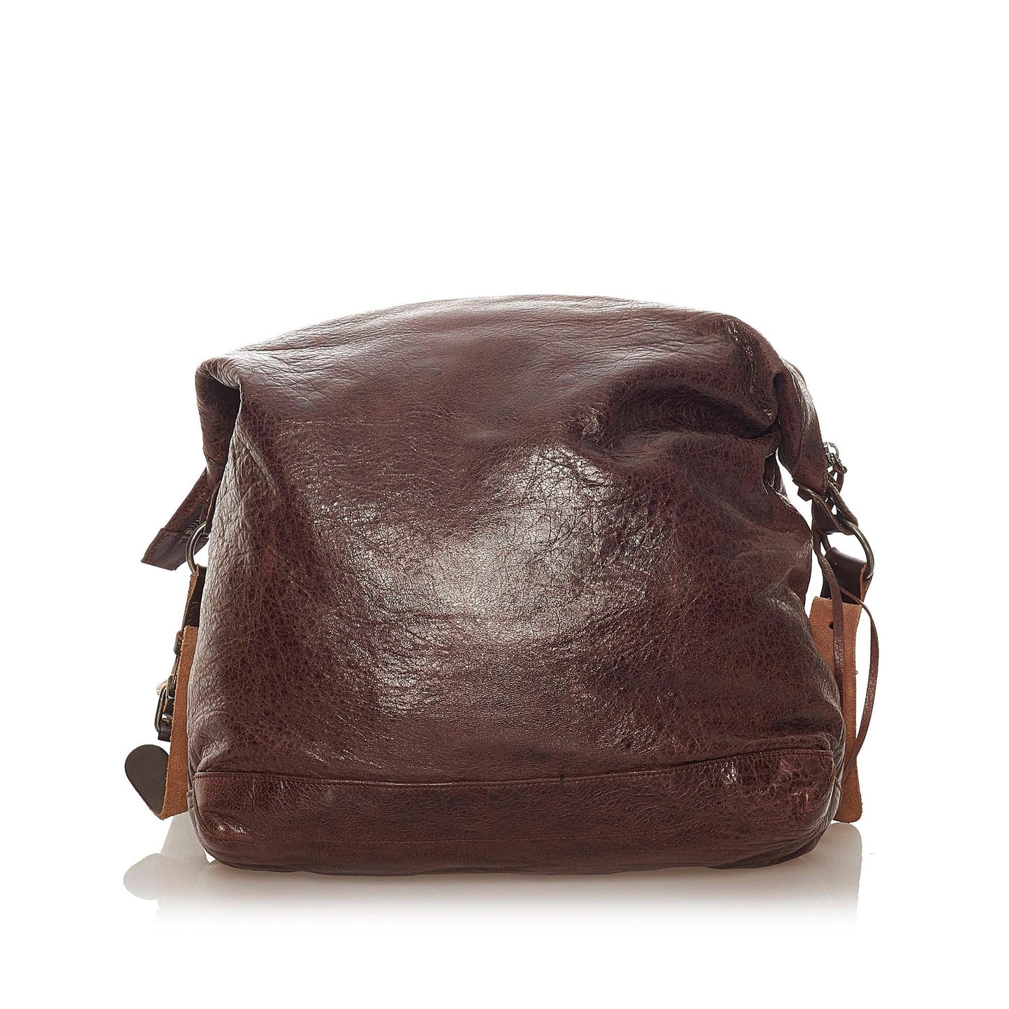 Luxury Balenciaga Motocross Day Leather Messenger Bag (SHG-28141)