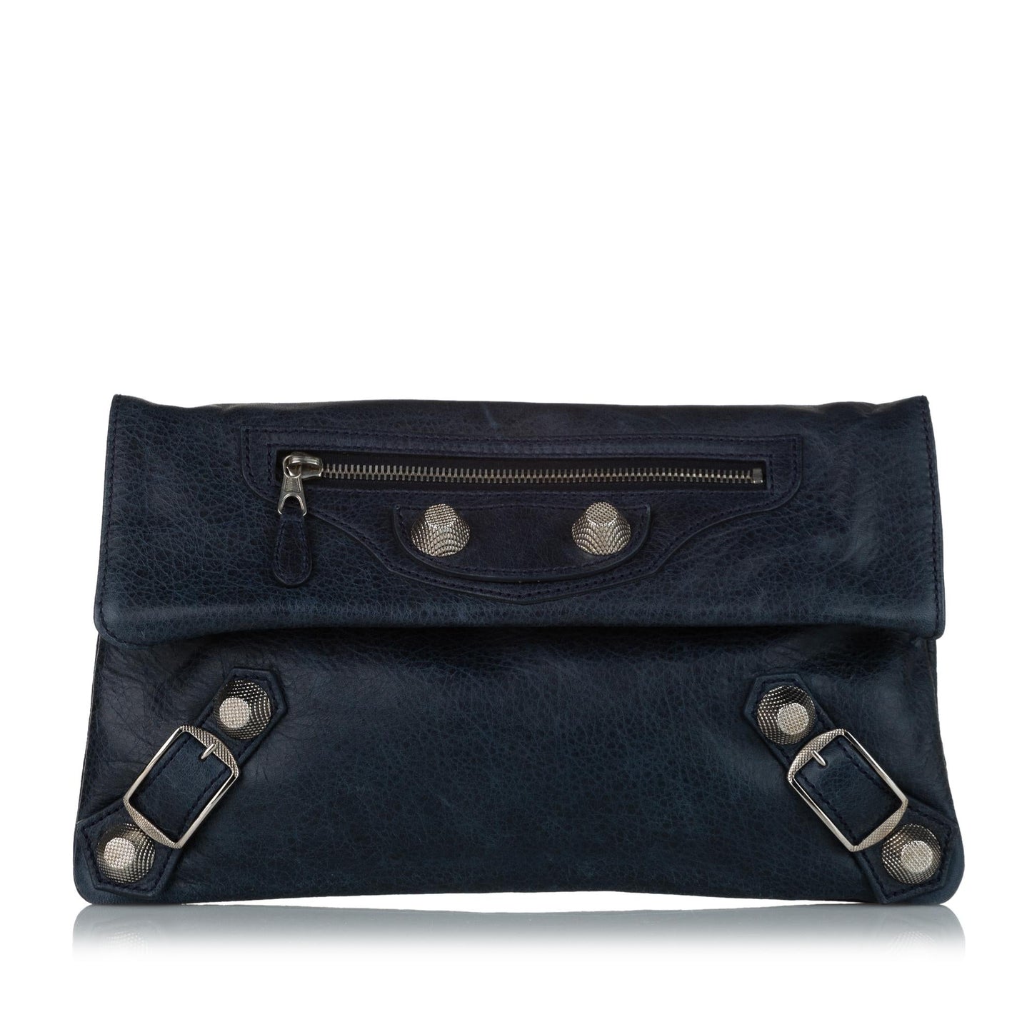 Luxury Balenciaga Motocross Giant 12 Envelope Leather Clutch Bag (SHG-33119)