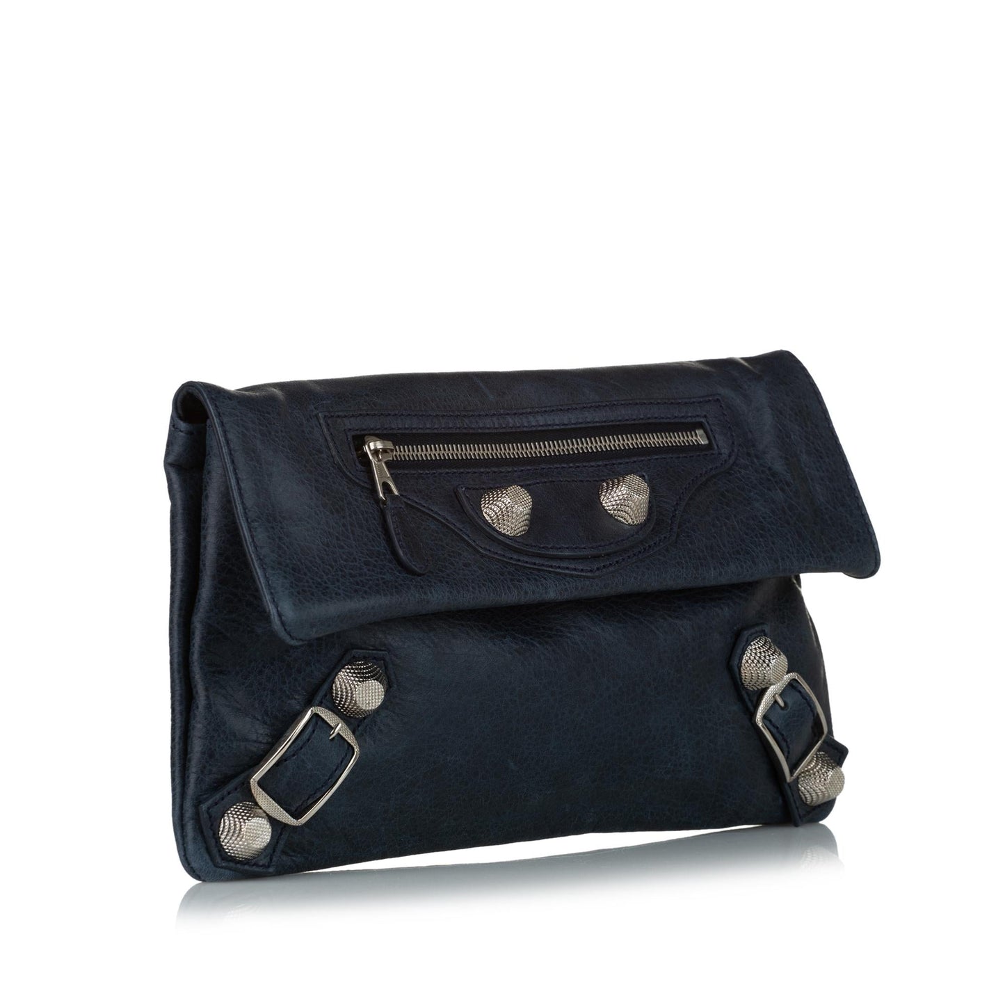 Luxury Balenciaga Motocross Giant 12 Envelope Leather Clutch Bag (SHG-33119)