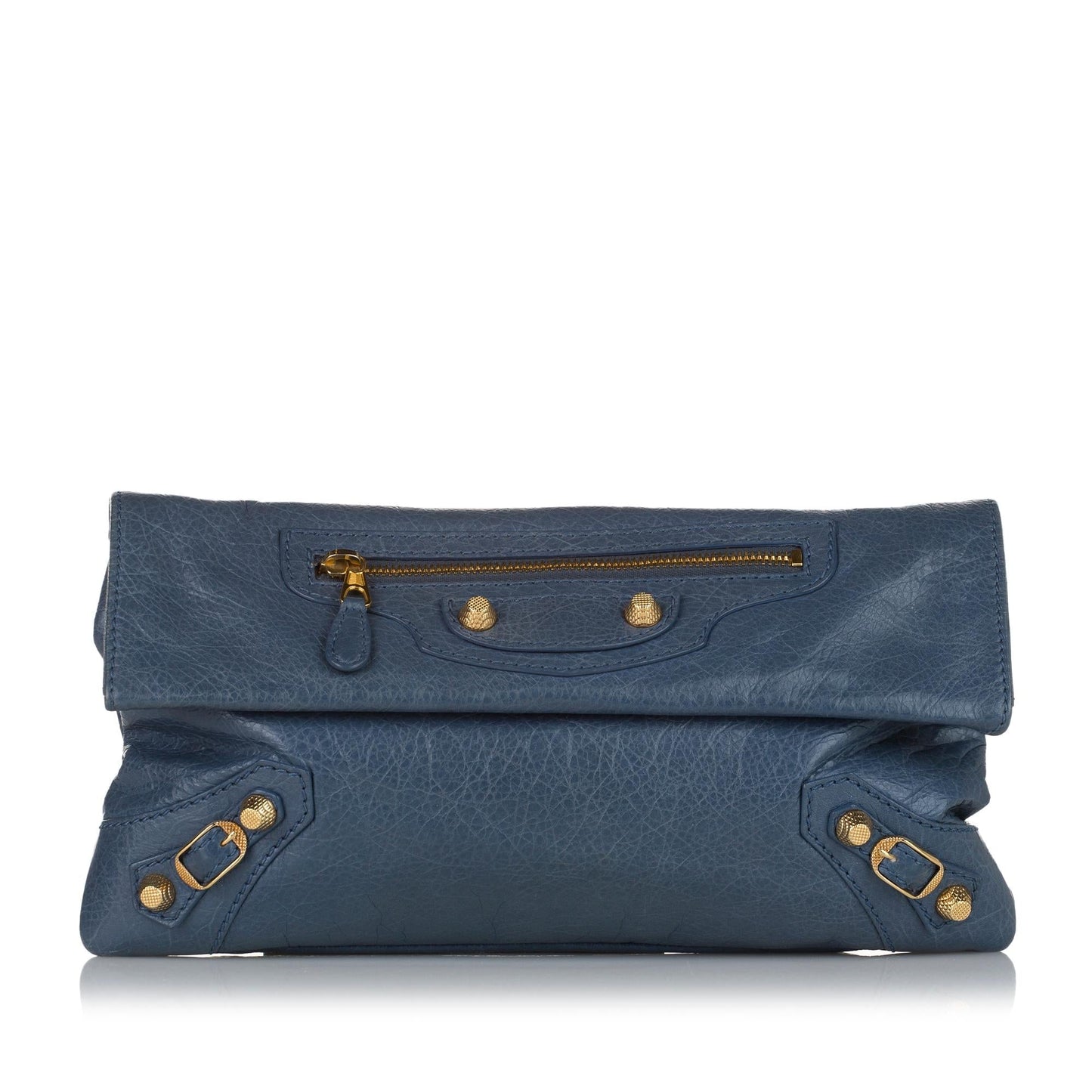Luxury Balenciaga Motocross Giant 12 Envelope Leather Clutch Bag (SHG-33726)