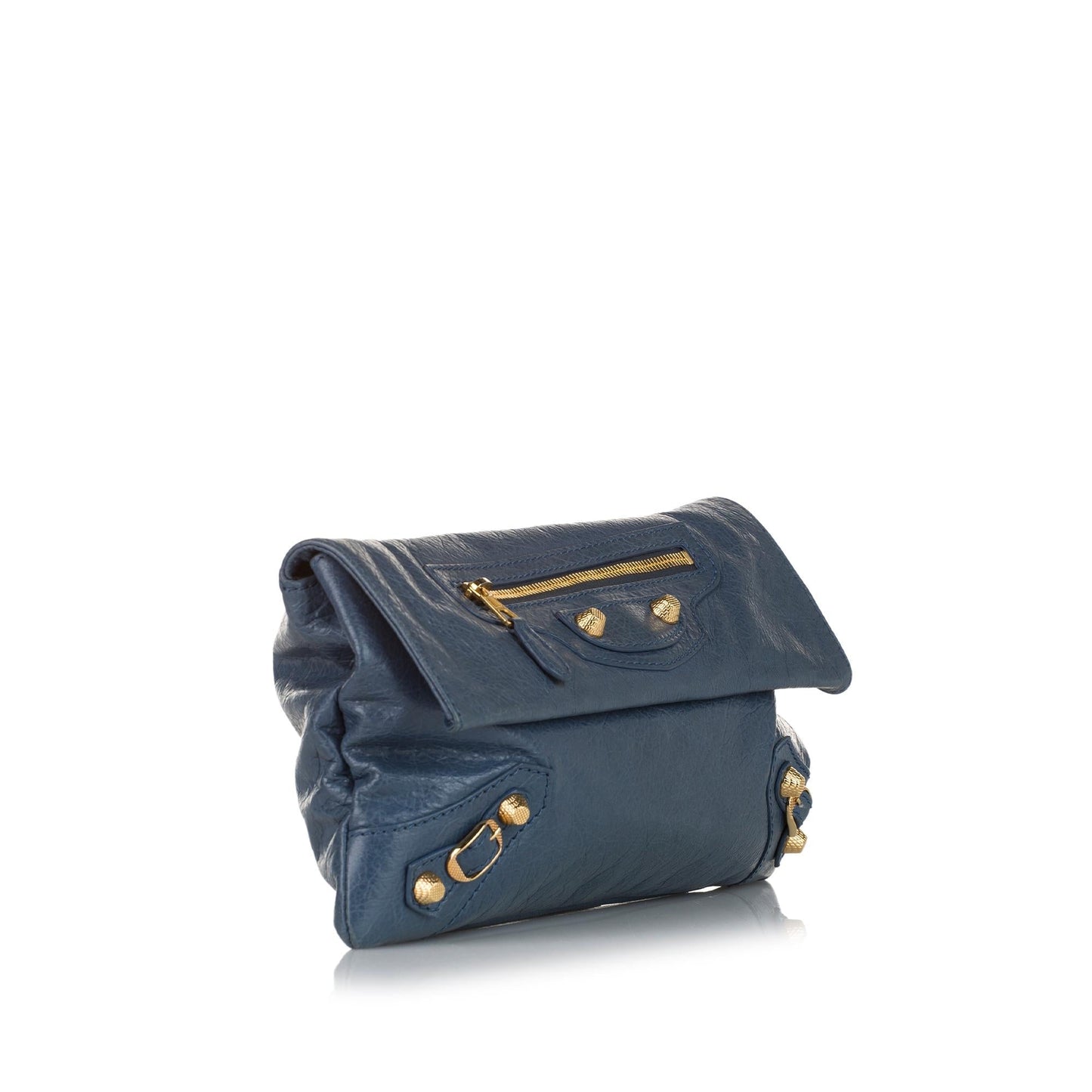 Luxury Balenciaga Motocross Giant 12 Envelope Leather Clutch Bag (SHG-33726)