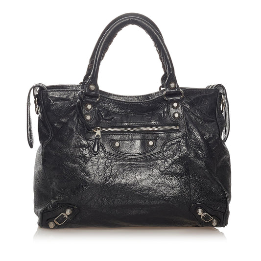 Luxury Balenciaga Motocross Giant 12 Velo Satchel (SHG-27489)