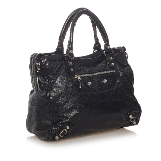 Luxury Balenciaga Motocross Giant 12 Velo Satchel (SHG-27489)