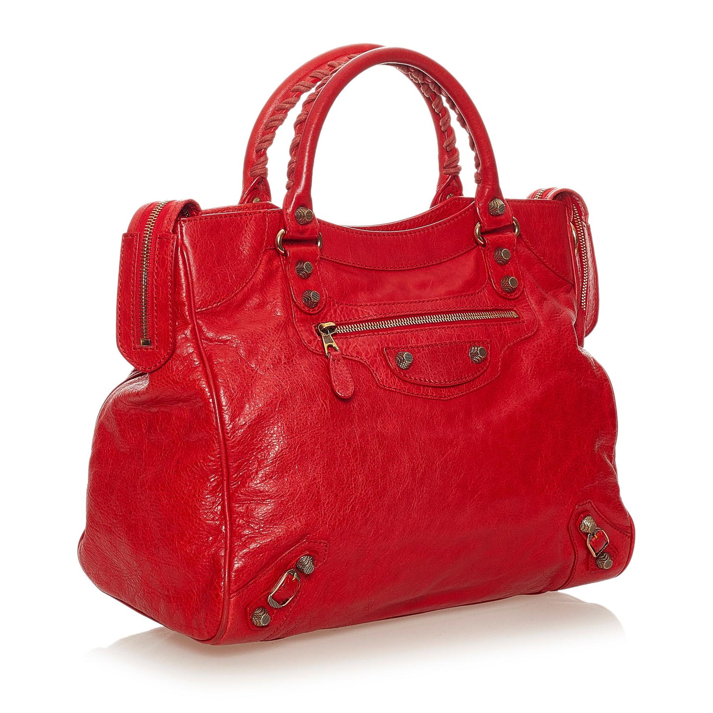 Luxury Balenciaga Motocross Giant 12 Velo Satchel (SHG-27785)