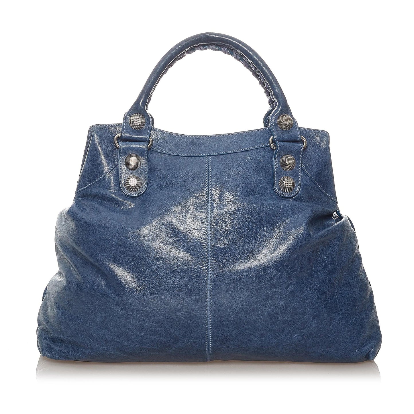 Luxury Balenciaga Motocross Giant 21 Brief Leather Handbag (SHG-27907)