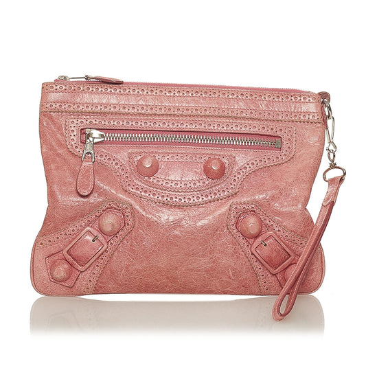 Luxury Balenciaga Motocross Giant 21 Brogues Clutch Bag (SHG-27387)
