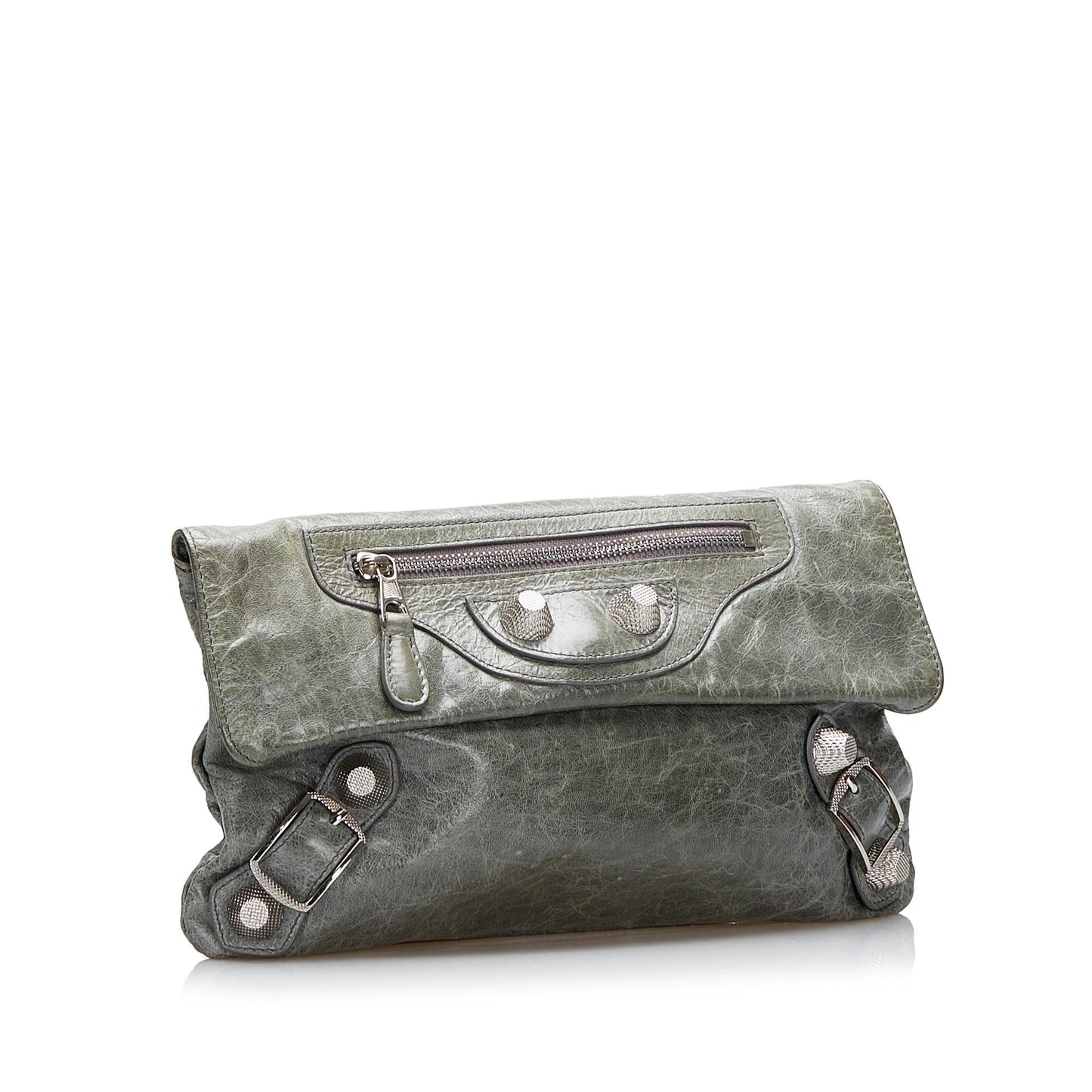 Luxury Balenciaga Motocross Giant 21 Envelope Clutch Bag (SHG-eQTFnb)