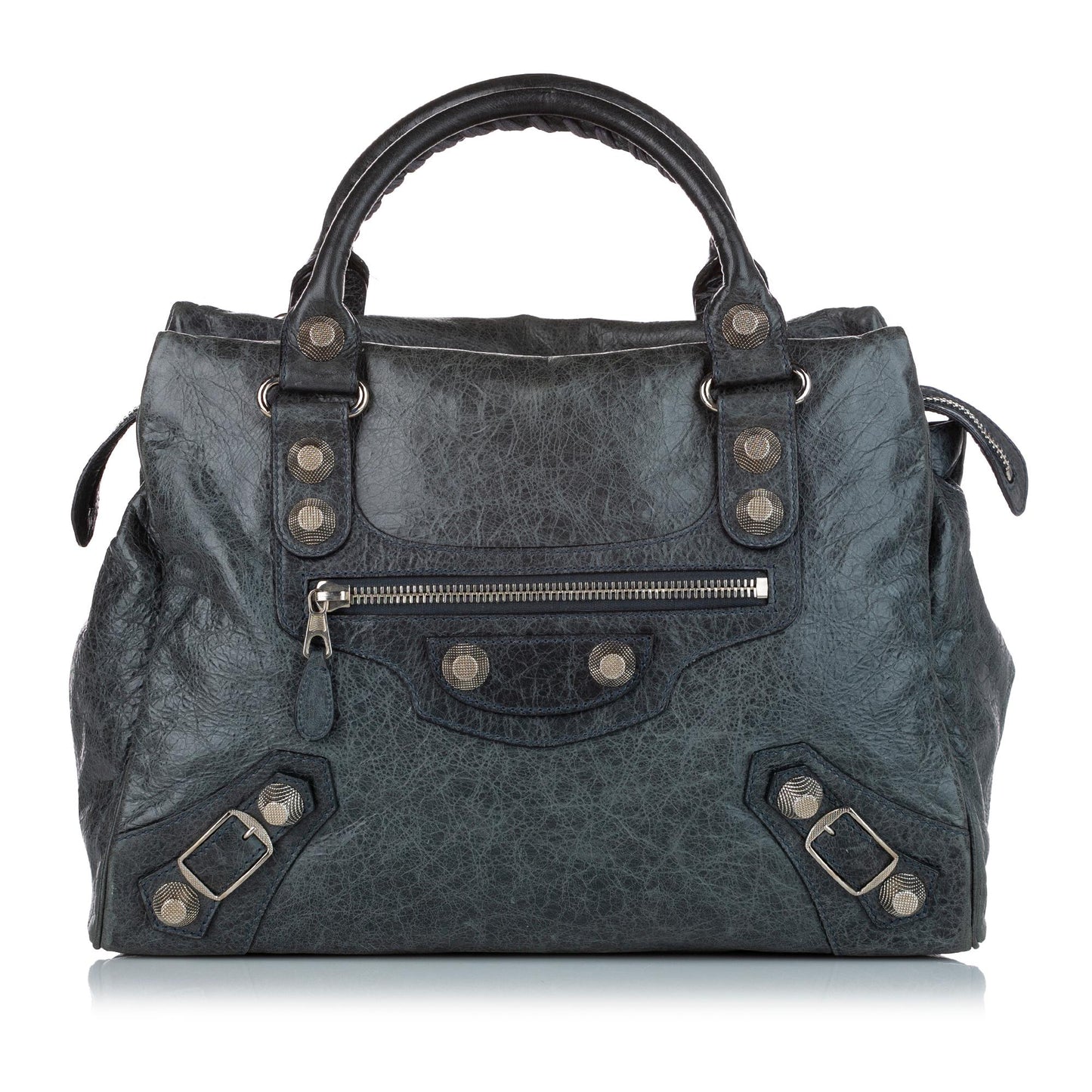 Luxury Balenciaga Motocross Giant 21 Midday Leather Handbag (SHG-24330)