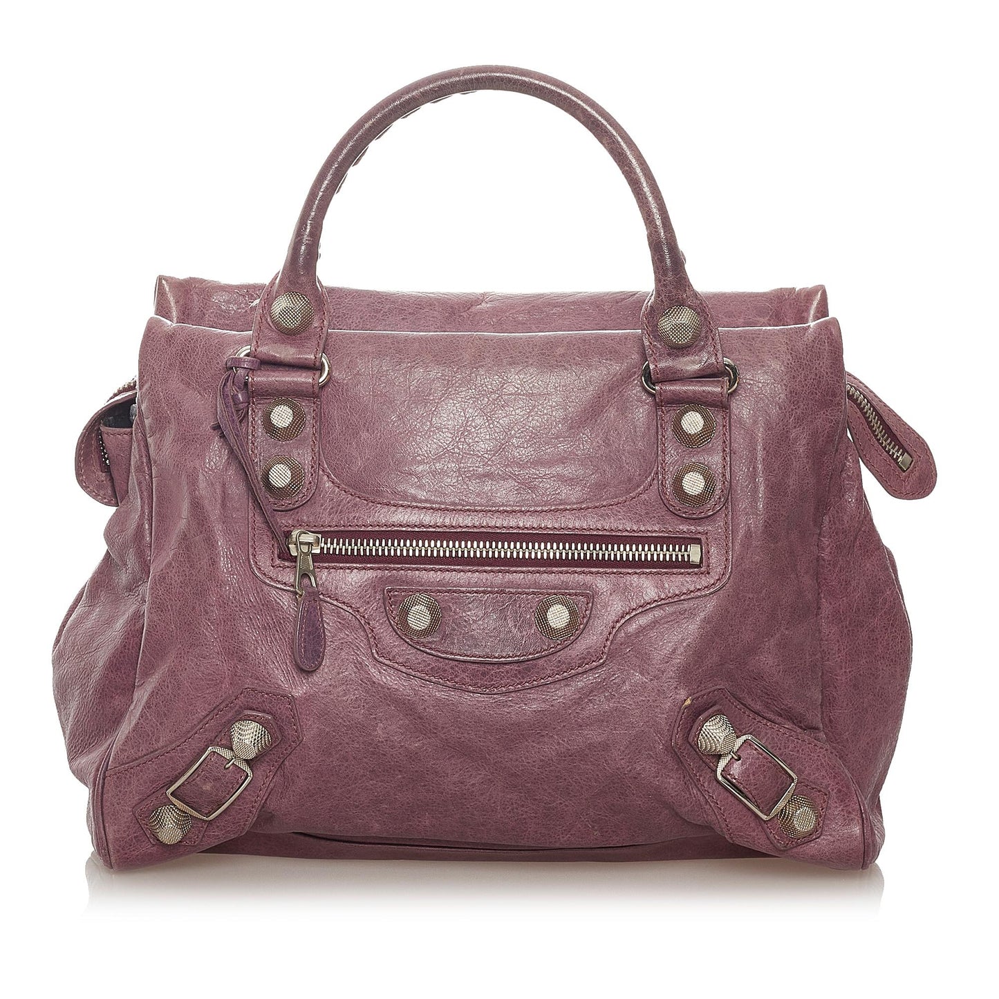 Luxury Balenciaga Motocross Giant 21 Midday Leather Handbag (SHG-27439)