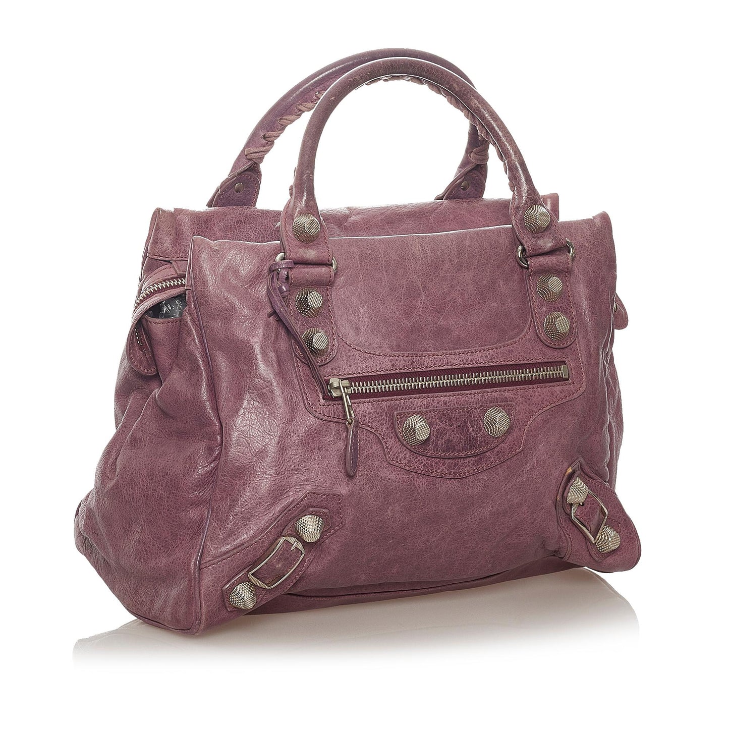 Luxury Balenciaga Motocross Giant 21 Midday Leather Handbag (SHG-27439)