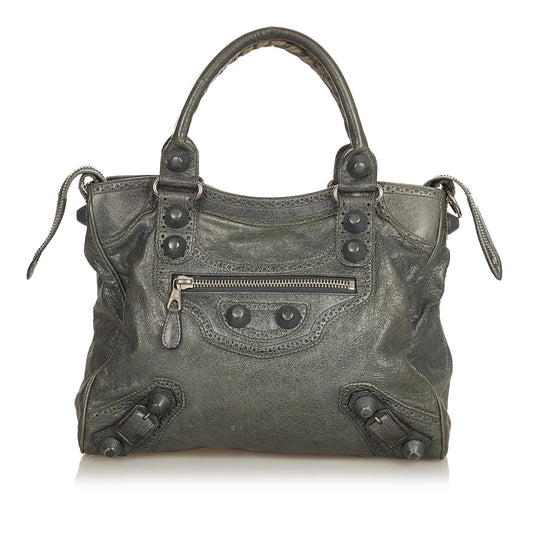 Luxury Balenciaga Motocross Giant City Handbag (SHG-25835)