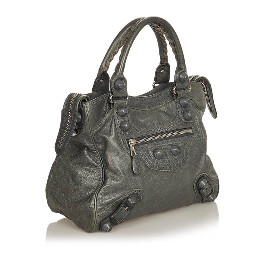Luxury Balenciaga Motocross Giant City Handbag (SHG-25835)
