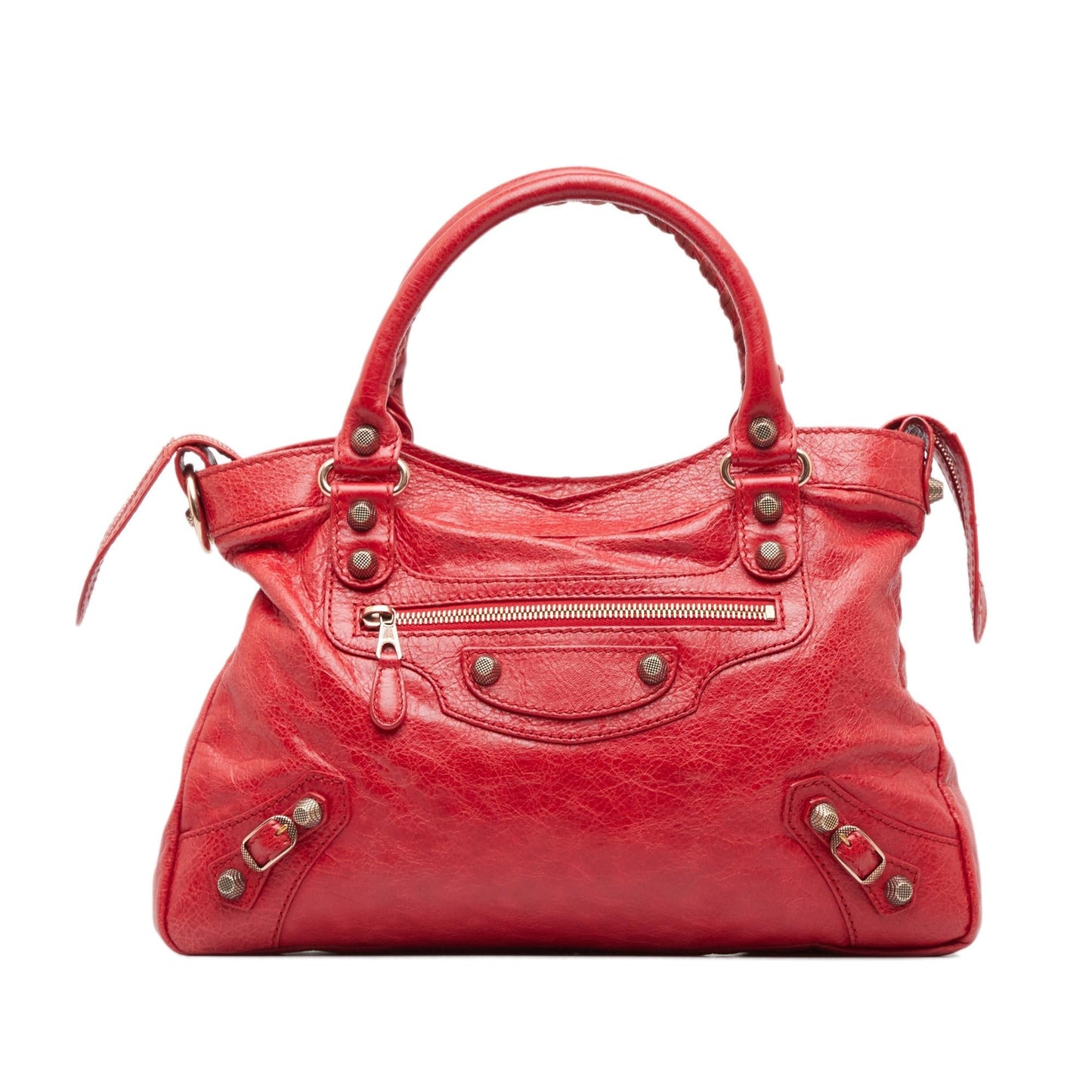 Luxury Balenciaga Motocross Giant Town Satchel (SHG-3NdjDy)